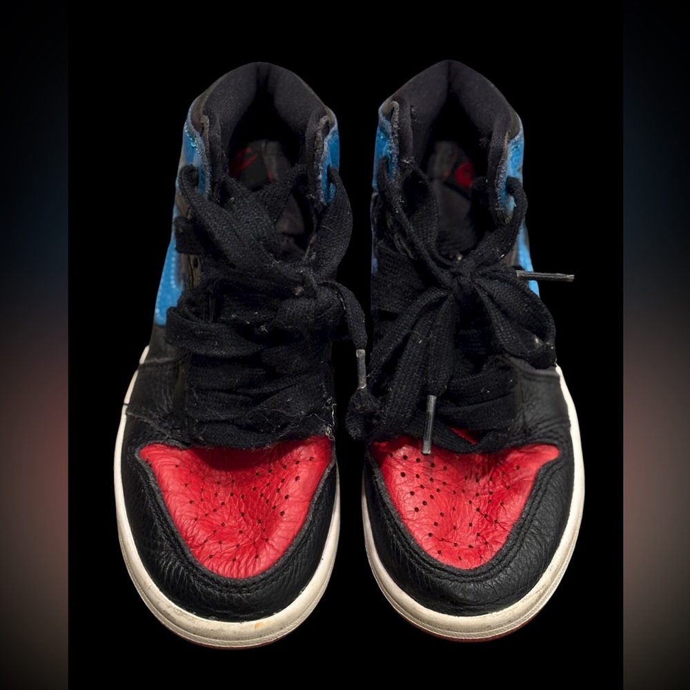 Nike Black,Red and blue High-Top Sneakers